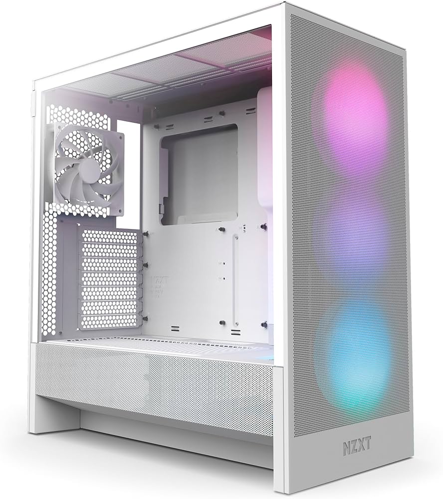 Amazon.com: NZXT H5 Flow RGB 2024 - Compact ATX Mid-Tower PC