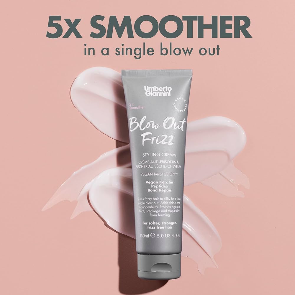 Amazon.com : Umberto Giannini Blow Out Frizz Hair Styling Cream 5