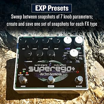Amazon.com: Electro-Harmonix Superego+ Synth Engine/Multi-Effects