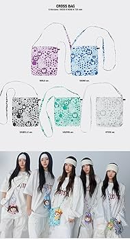 Amazon.co.jp: NewJeans 'Supernatural' NJ X MURAKAMI Cross Bag ver