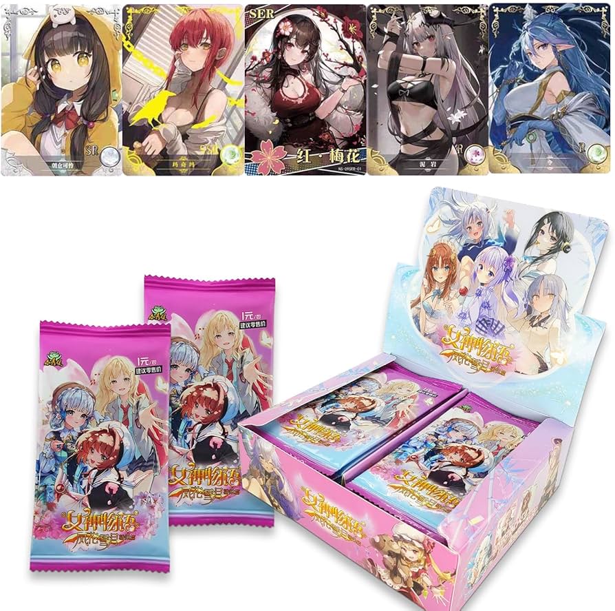 Amazon.co.jp: Yakilobe Waifuカード 150枚 女神物語 ワイフTCG