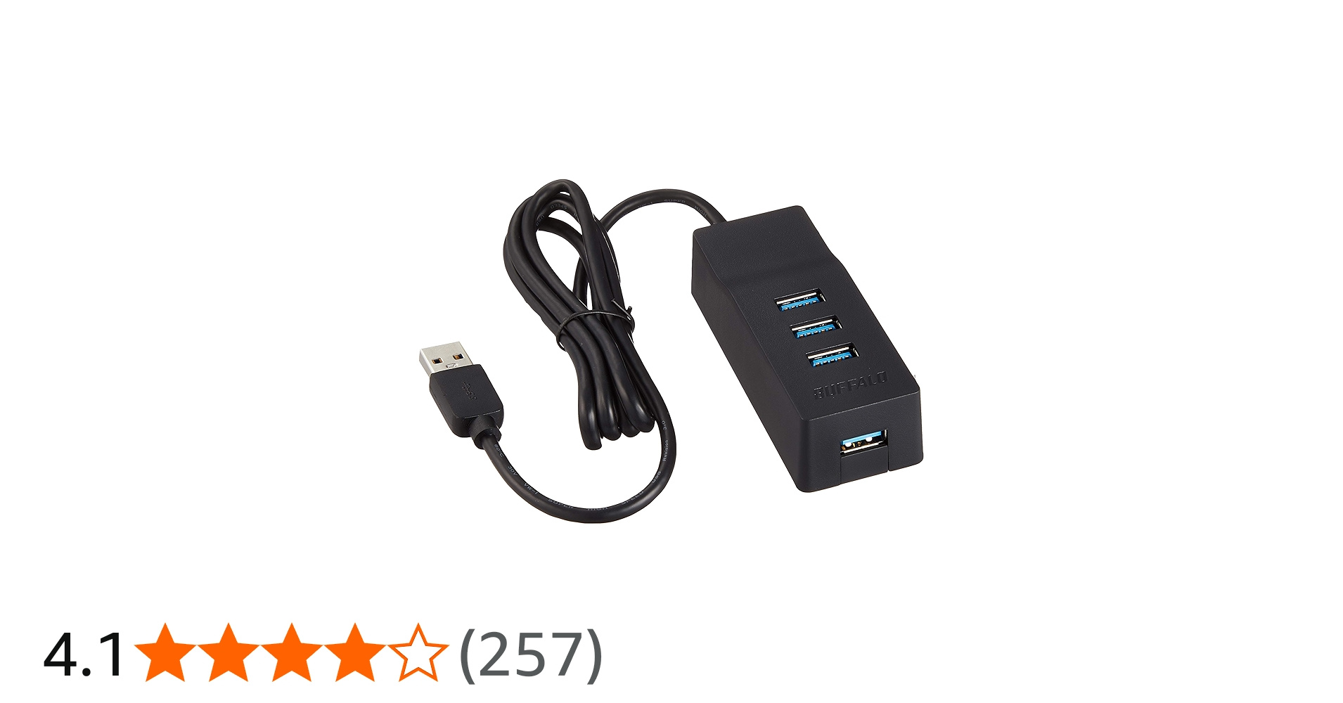 Amazon.co.jp: バッファロー BUFFALO USB3.0 上挿し4ポート セルフ