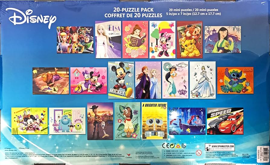 Amazon.co.jp: 【コストコ】ディズニー キャラクターパズル缶 20 缶