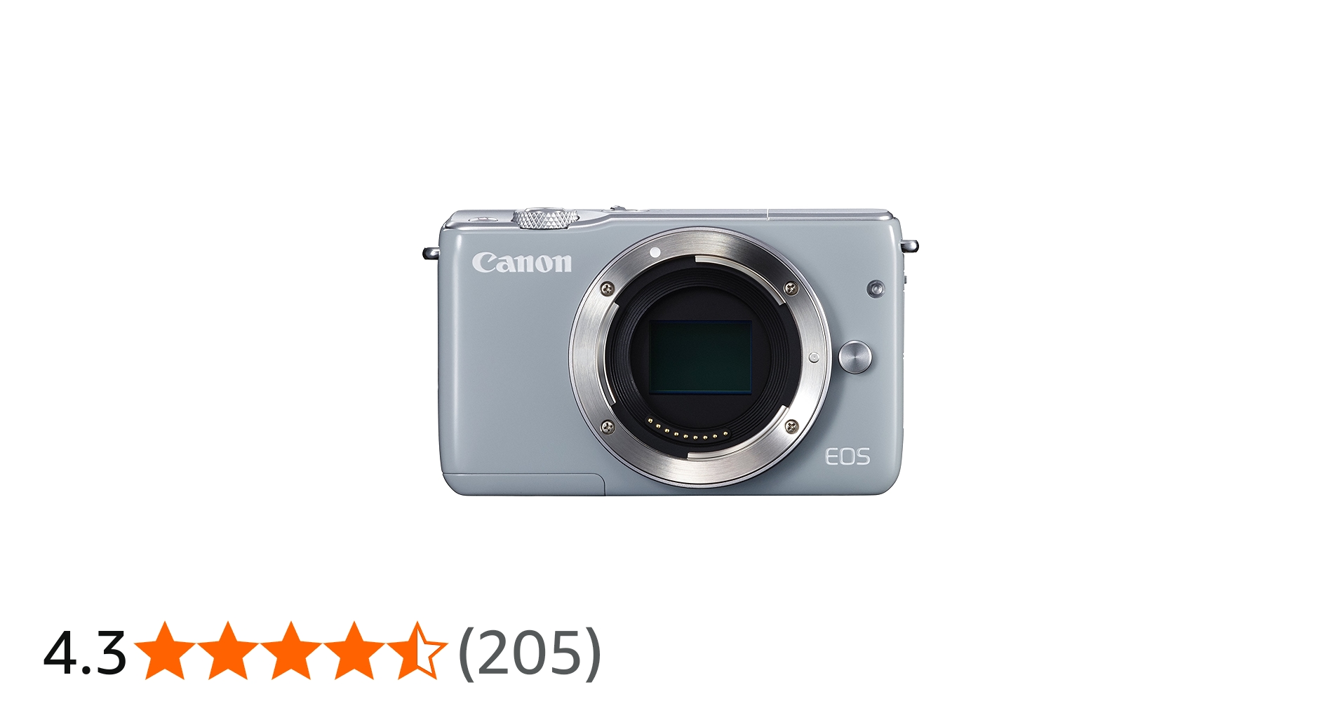 Amazon | Canon ミラーレス一眼カメラ EOS M10 ボディ(グレー