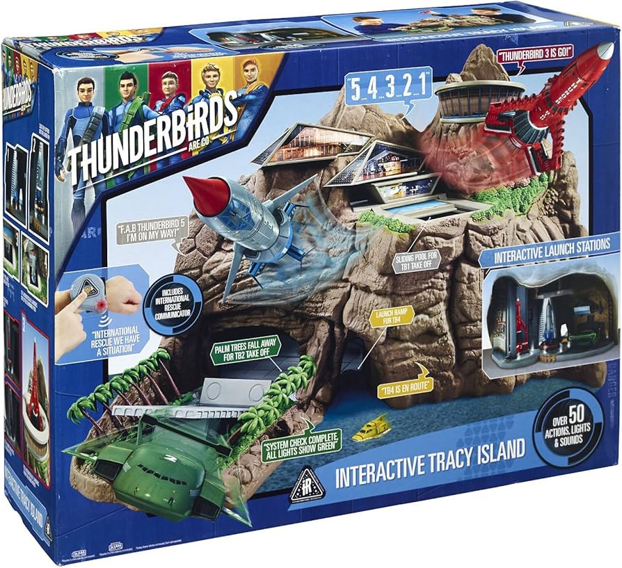 Amazon.co.jp: Thunderbirds Interactive Tracy Island Playset