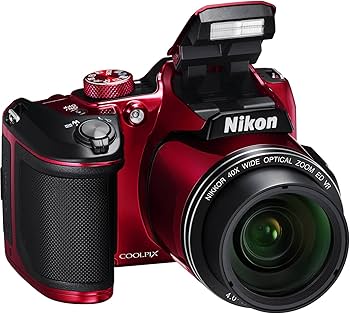 Amazon | Nikon Coolpix b500 Wi - Fiデジタルカメラ(レッド) – (認定