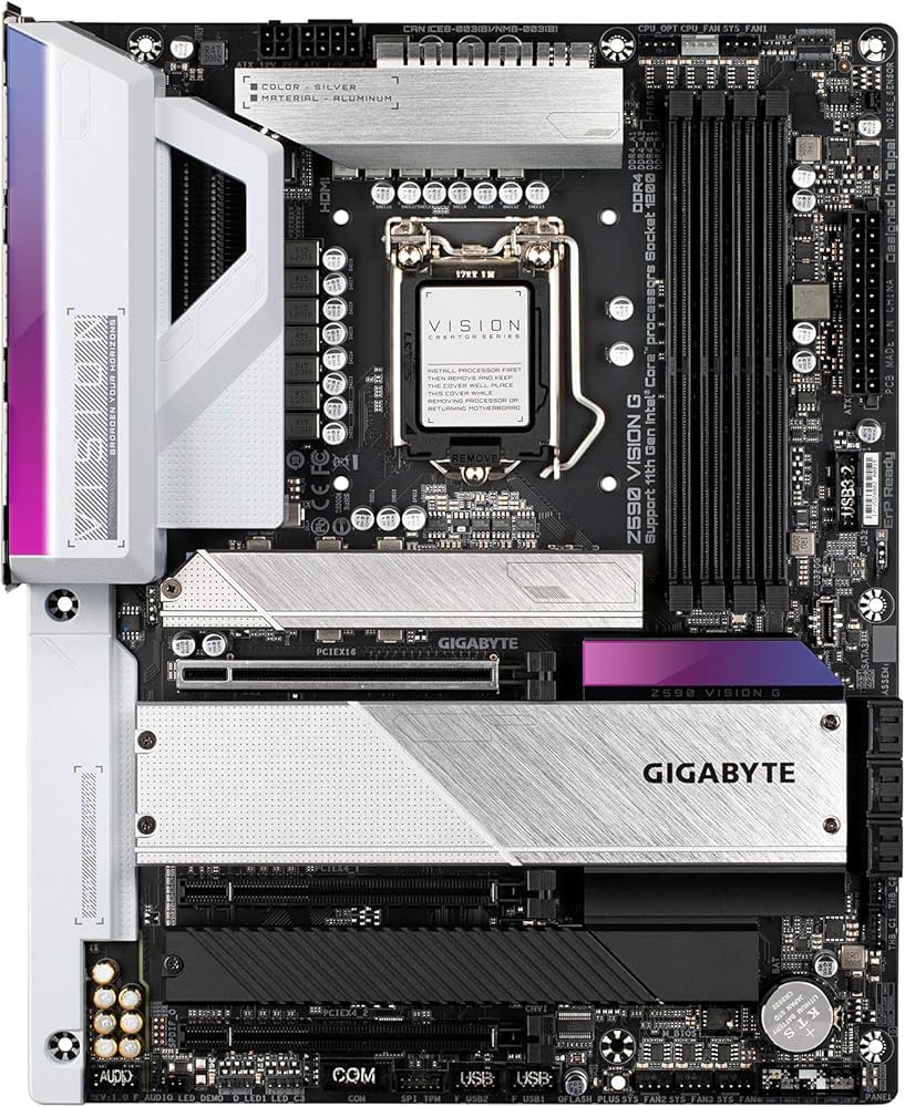 Amazon.co.jp: GIGABYTE Z590 VISION G Rev.1.0 マザーボード ATX
