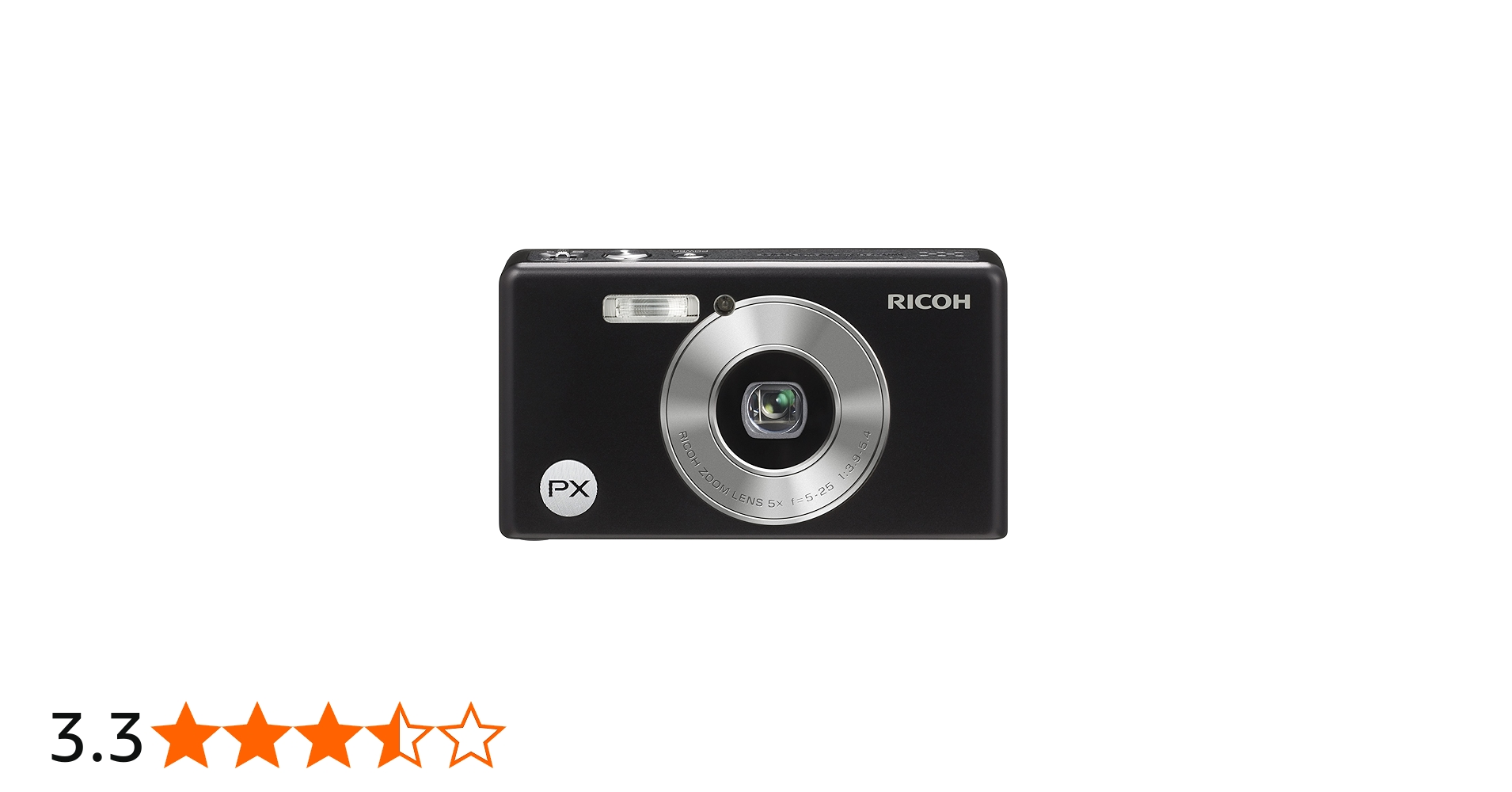 Amazon | RICOH 防水デジタルカメラ PX ブラック PXBK | コンパクト 通販