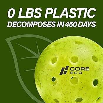 Amazon.com: CORE Pickleball-ECO Ball | Outdoor Pickleball Balls
