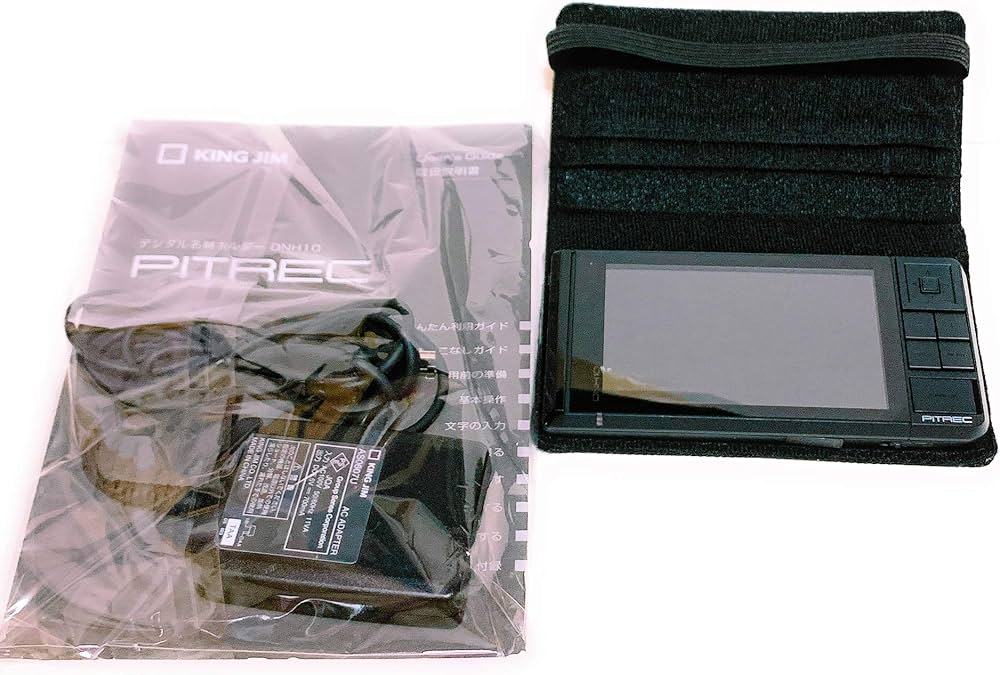 Amazon.co.jp: キングジム デジタル名刺ホルダー ピットレック DNH10