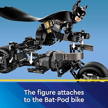 Amazon.com: LEGO DC Batman Construction Figure & The Bat-Pod Bike
