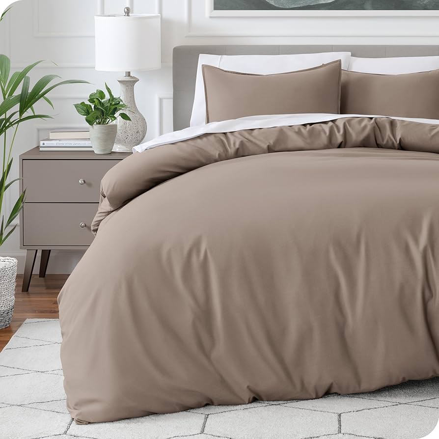 Amazon.com: Bare Home Bedding Duvet Cover Queen Size - Premium