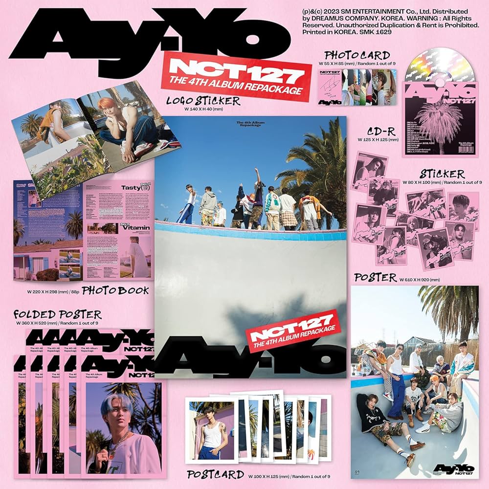NCT 127 - NCT 127 - 4th Album Repackage [Ay-Yo] (A Ver.) CD-R +