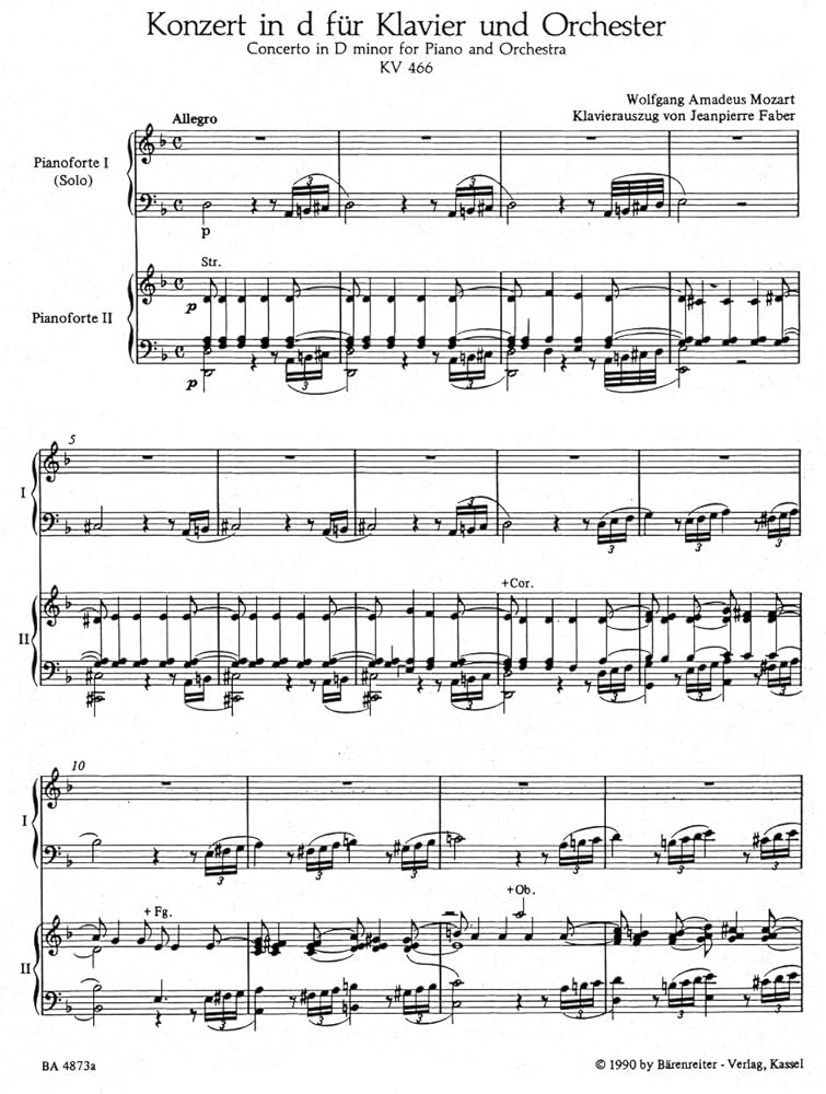 モーツァルト : ピアノ協奏曲 第20番 ニ短調 KV 466/ベーレンライター