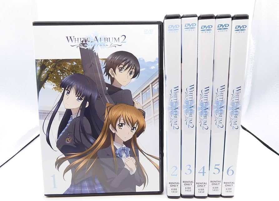 Amazon.co.jp: WHITE ALBUM 2 全6巻 [レンタル落ち] (全6巻