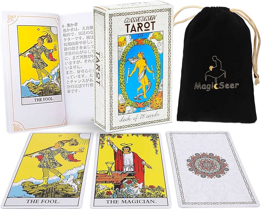 Amazon.co.jp: MagicSeer クラシックなタロットカードの定番78枚