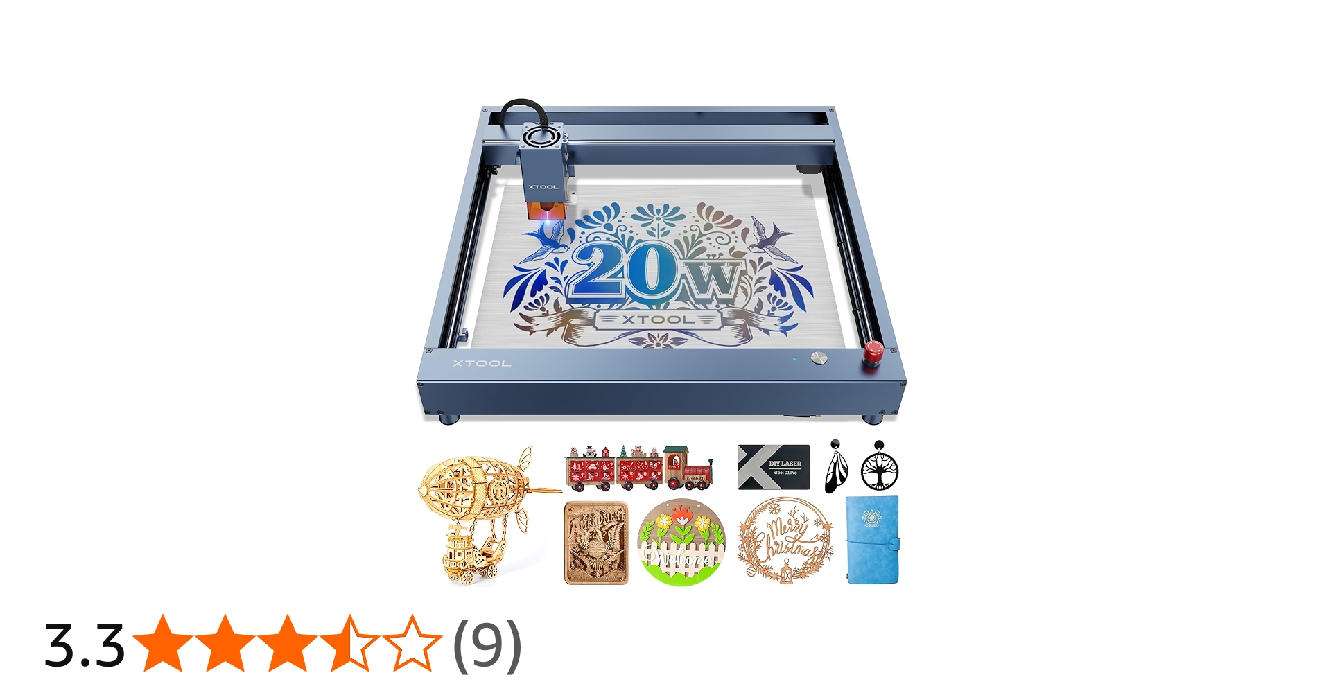 Amazon | xTool D1 Pro レーザー彫刻機 20Wレーザー高出力 家庭用 金属