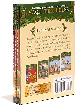 Amazon.com: Magic Tree House Books 25-28 Boxed Set: 9780399549564