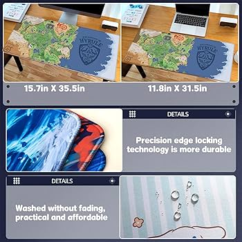 Amazon.co.jp：アニメ ゼルダ地図 ゲーム用マウスパッド 防水
