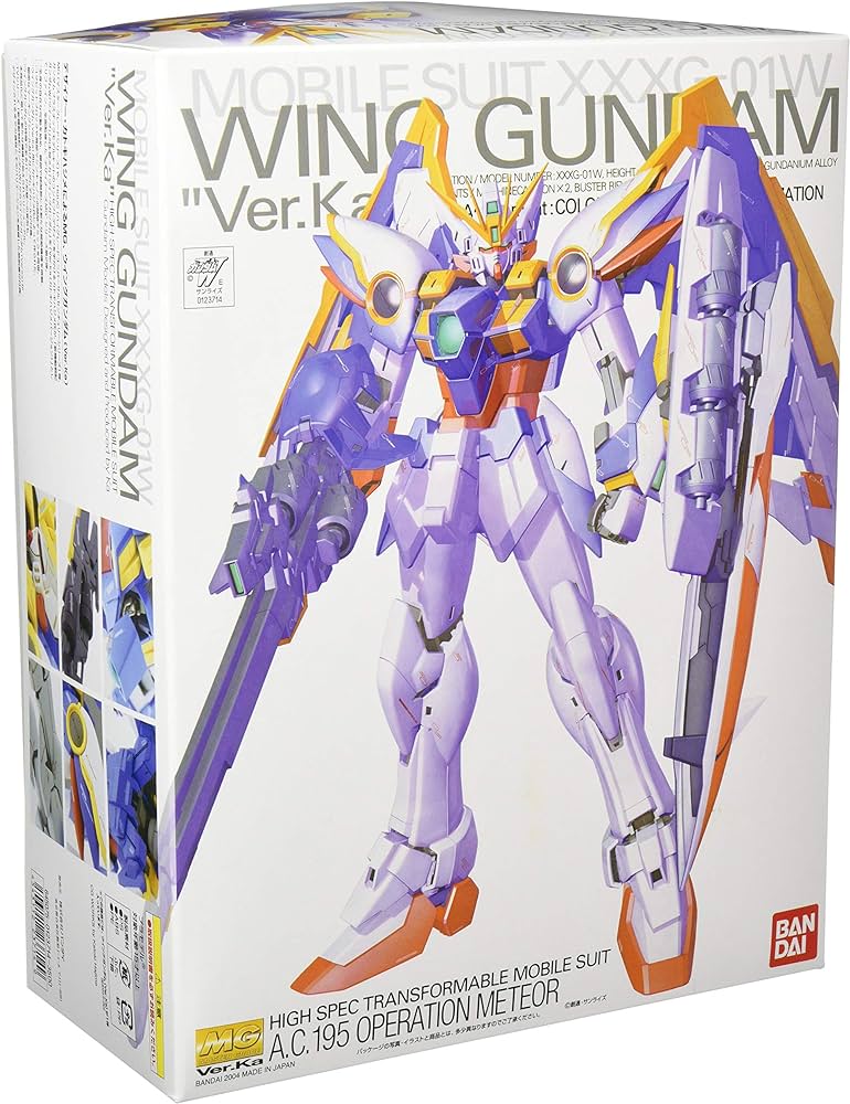 Amazon.com: Bandai Hobby Wing Gundam VER.Ka, Bandai Master Grade