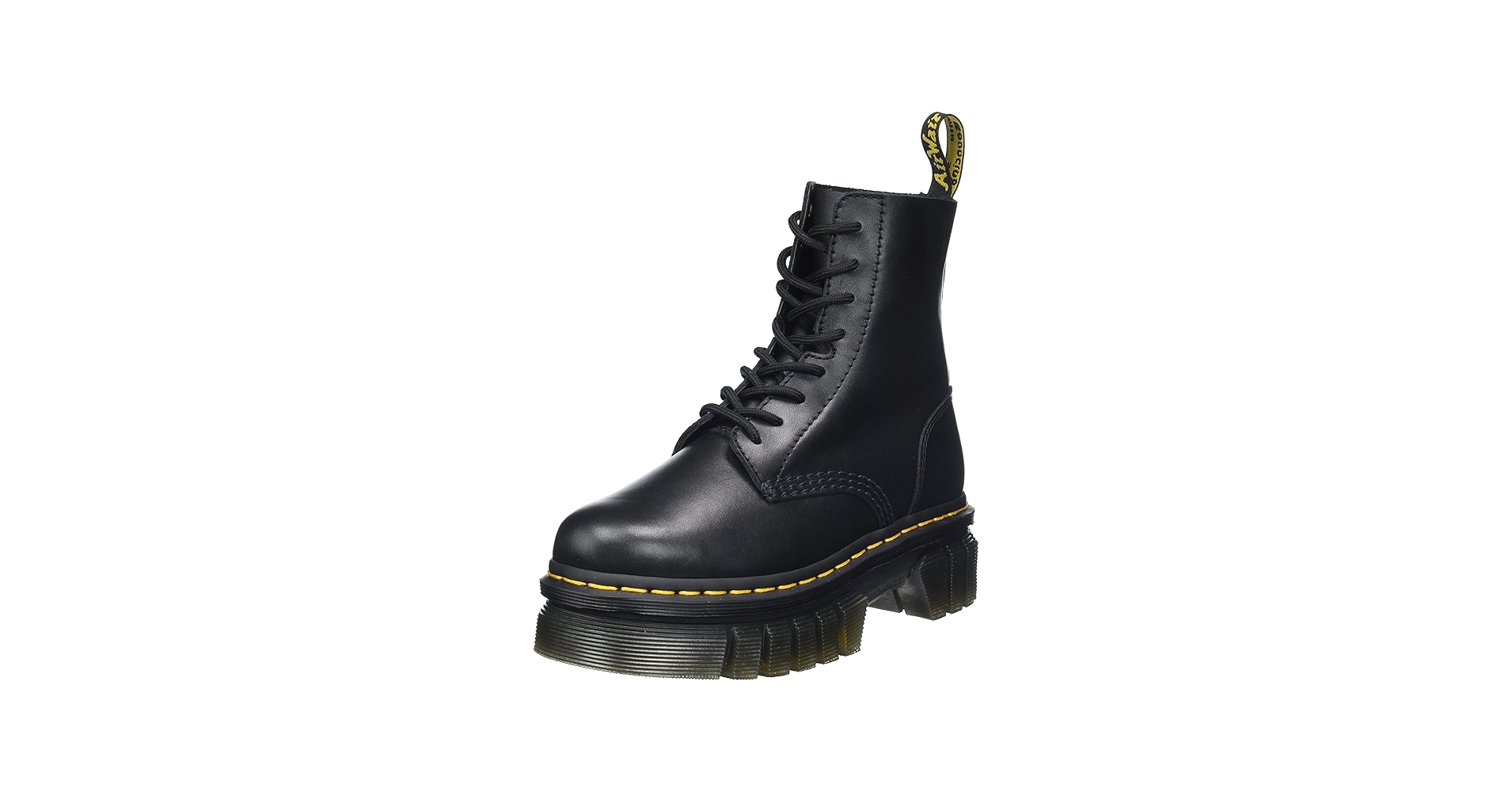Amazon.com | Dr. Martens Women's Audrick 8-Eye Boot Combat, Black