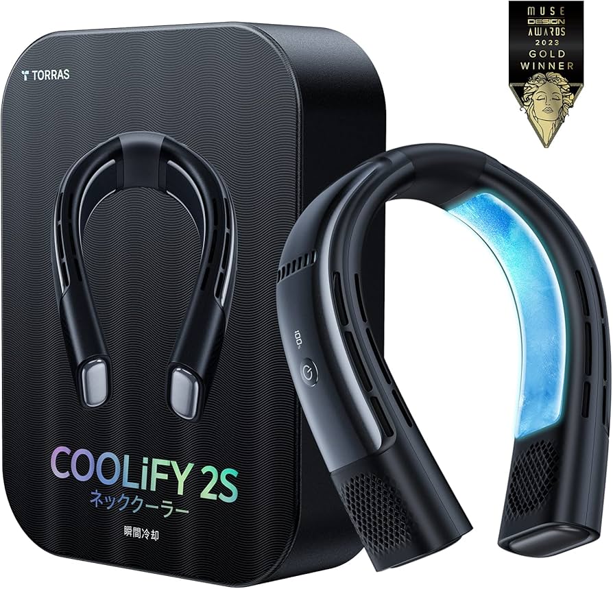 暑さ対策・冷却グッズ Coolify 2 5000mAh Blue Amazon | 【COOLIFY 2
