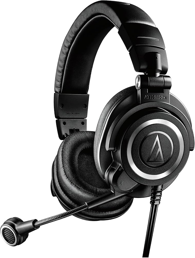 Amazon.co.jp: オーディオテクニカ ATH-M50xSTS ヘッドセット 有線 XLR
