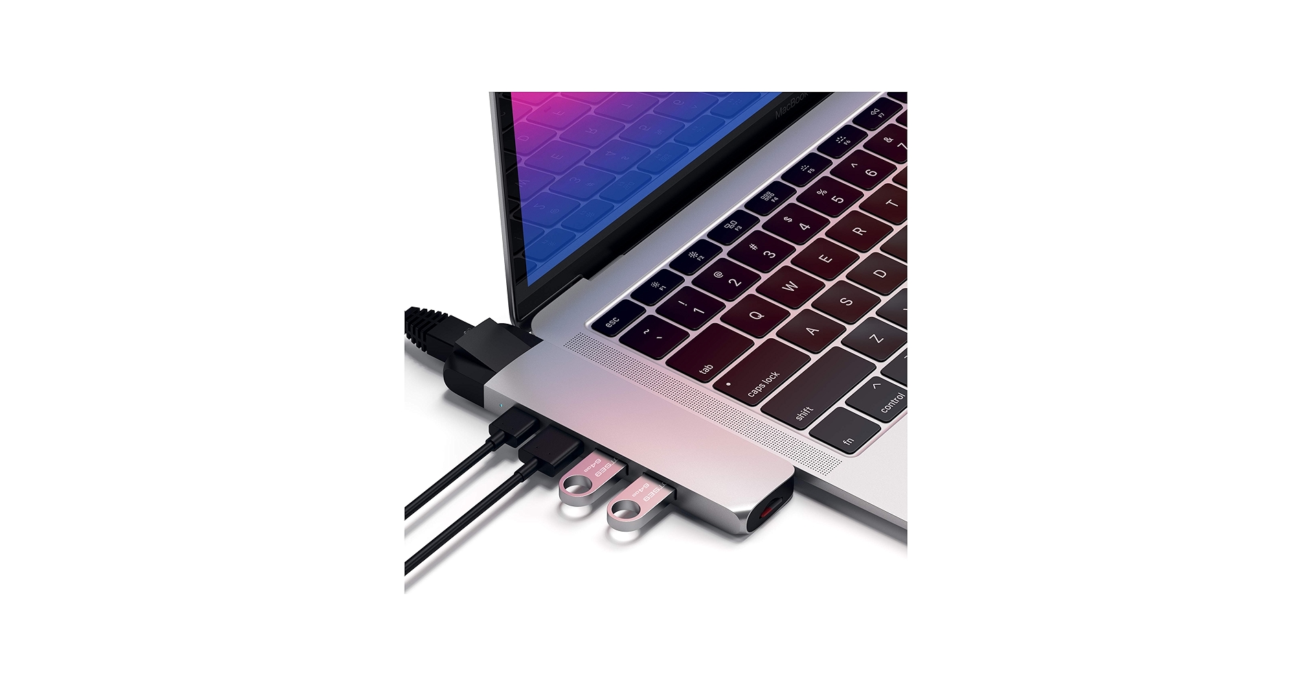 Amazon.com: Satechi Type-C Pro Hub Adapter with Ethernet - 4K HDMI