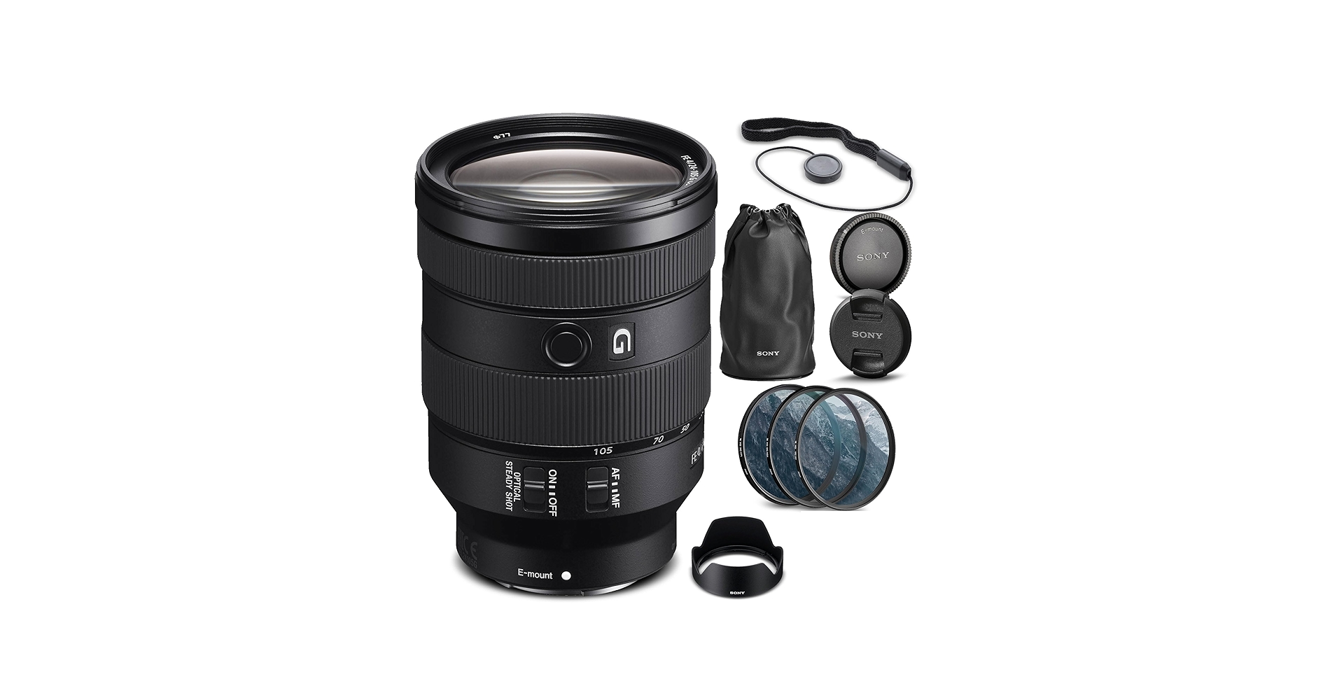 Amazon.com : Sony FE 24-105mm f/4 G OSS Lens (SEL24105G/2) +