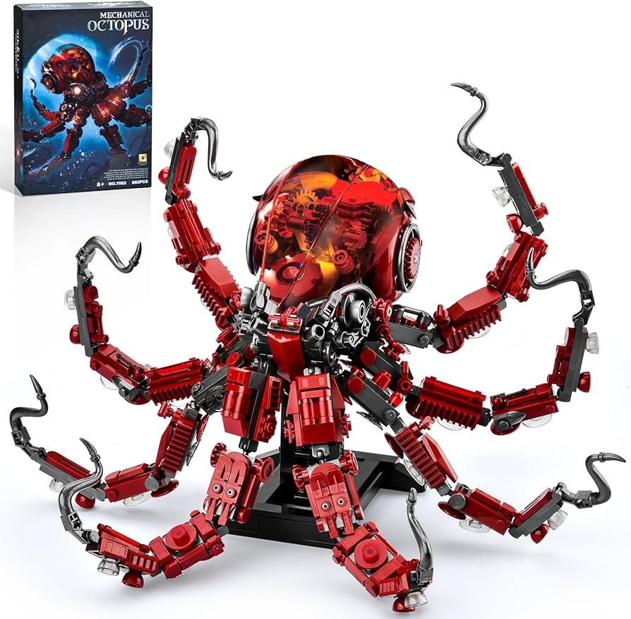 Amazon.com: XITALAXU Mechanical Octopus Building Sets for Adult