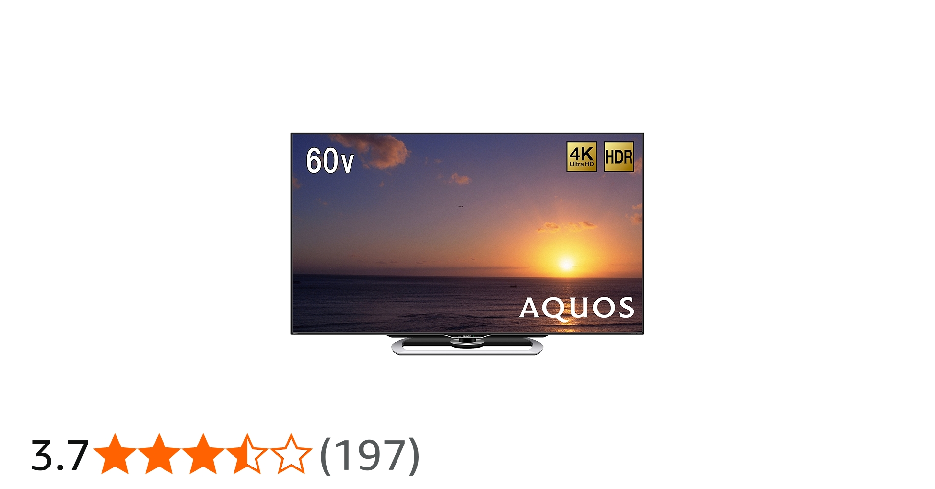 Amazon.co.jp: シャープ 60V型 液晶 テレビ AQUOS LC-60US40 4K HDR