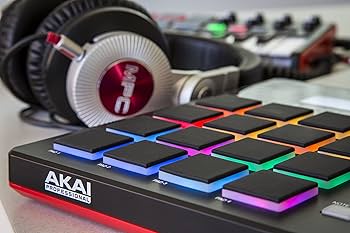 Amazon.co.jp: Akai Professional USB MIDIコントローラー 16パッド 4