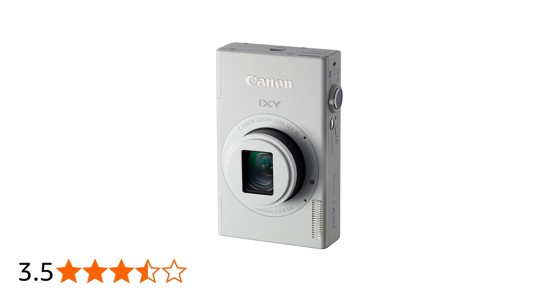 Amazon | Canon デジタルカメラ IXY 1 ホワイト 光学12倍ズーム Wi-Fi