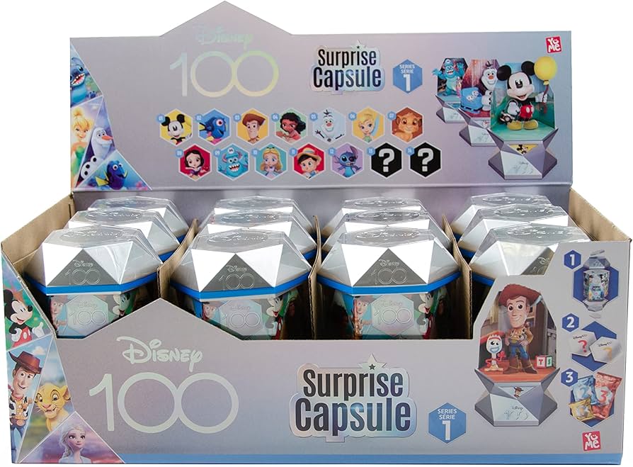 Amazon.co.jp: YuMe 公式ディズニー100サプライズミステリーカプセル