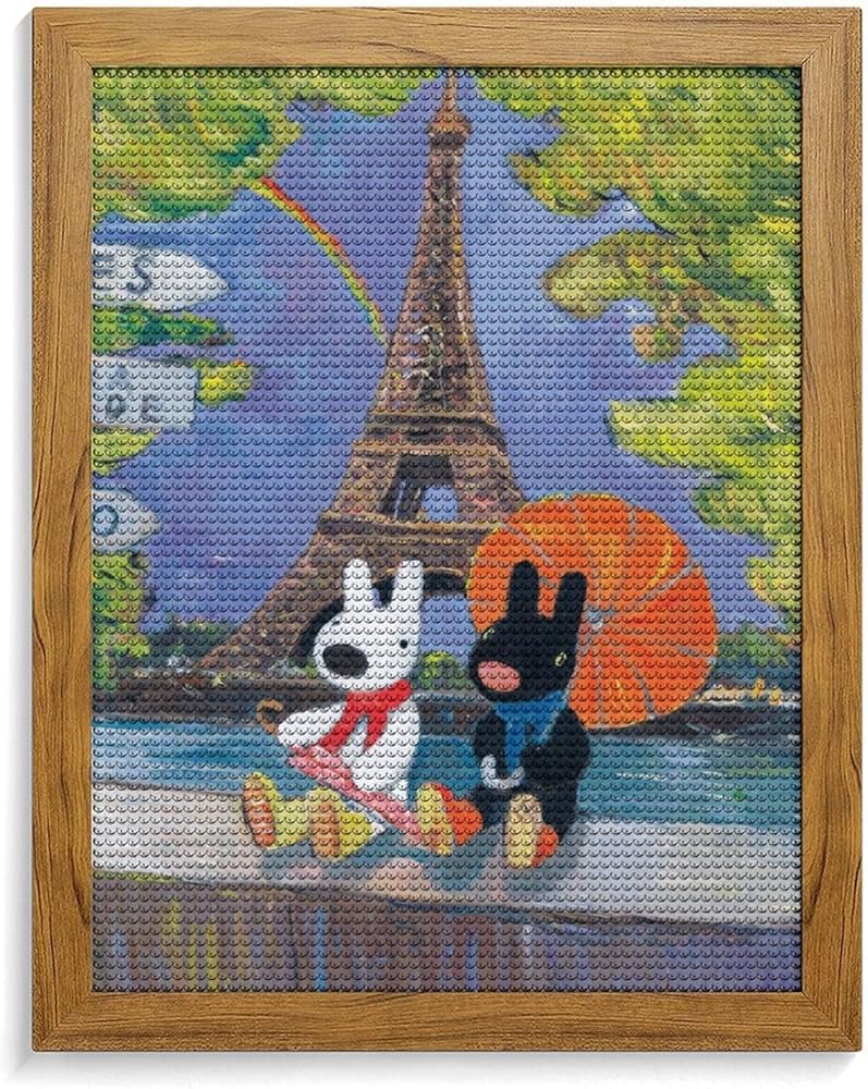 Amazon.co.jp: ダイヤモンドアート リサとガスパール 5D ビーズアート