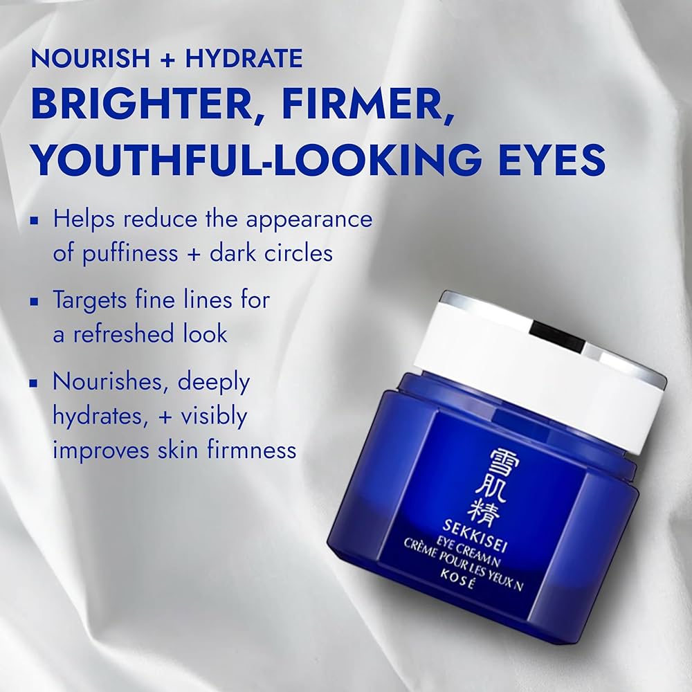 Amazon.com: SEKKISEI Eye Cream, Ceramide and Collagen Boosting
