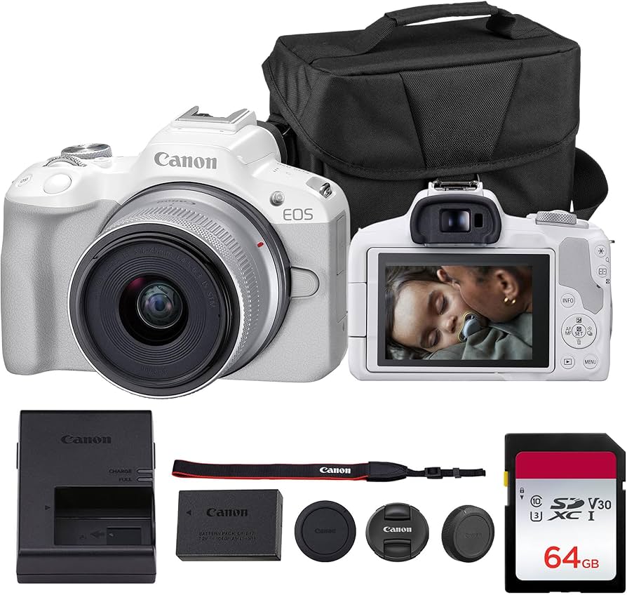 Amazon.com : Canon EOS R50 Mirrorless Camera Kit – APS-C RF Camera
