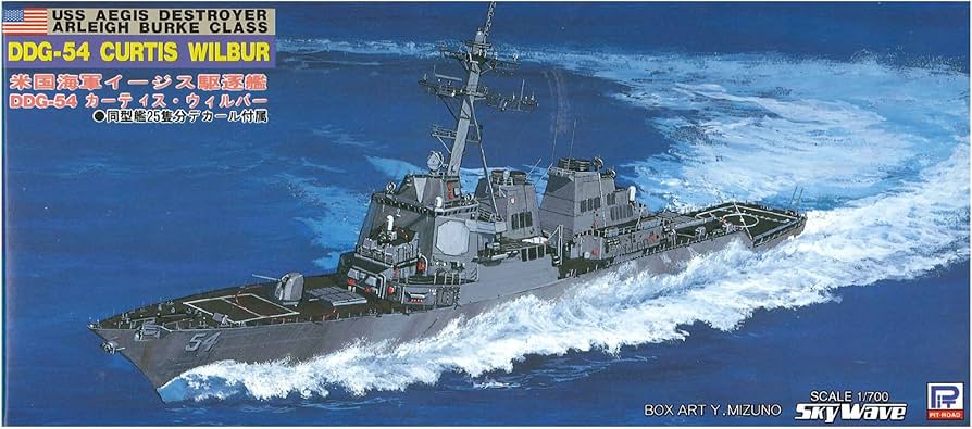 Amazon.com: Skywave 1/700 US Arleigh Burke Class DDG54 Curtis