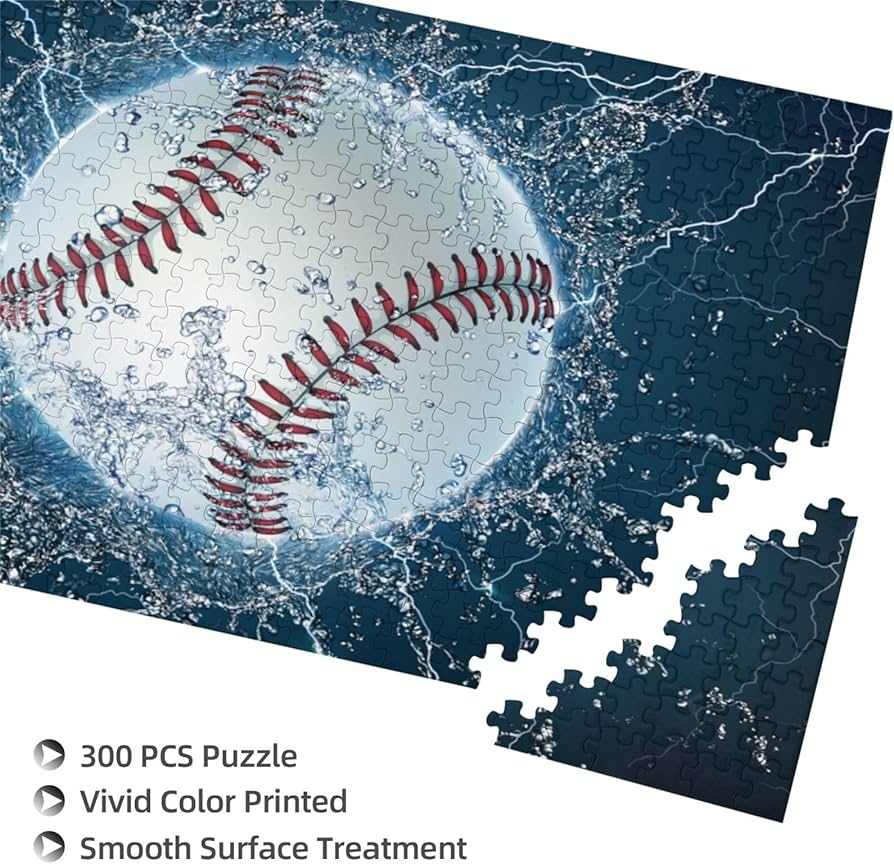 Amazon.co.jp: ジグソーパズル 野球 スポーツ 木製 300ピース アニメ