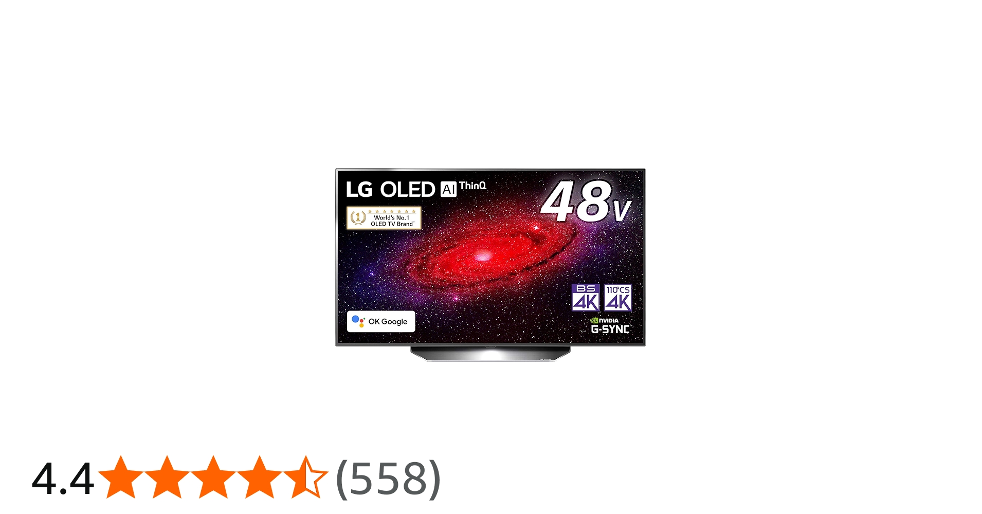 Amazon | LG 48型 4Kチューナー内蔵 有機EL テレビ OLED 48CXPJA Alexa