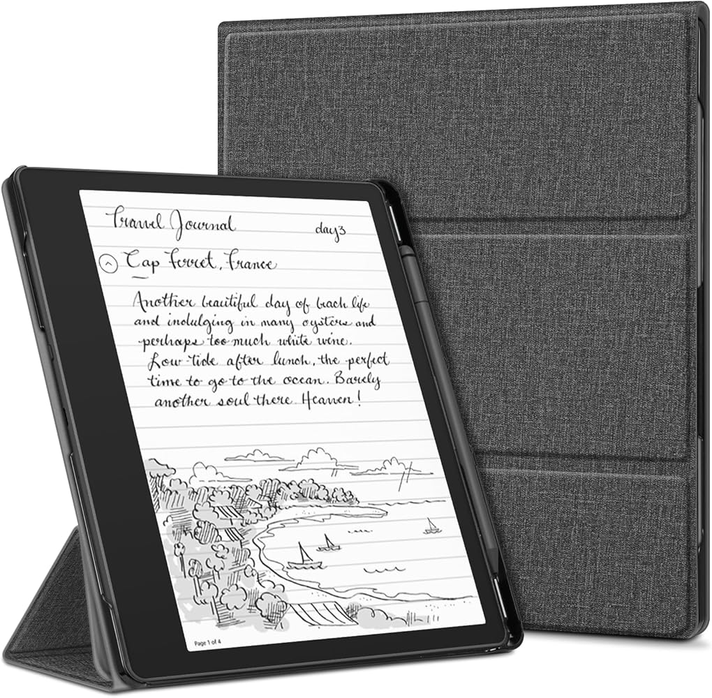 Amazon.com: Fintie Stand Case for Kindle Scribe - [Built-in Pen