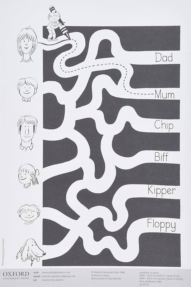 Oxford Reading Tree: Level 1: Workbooks: Pack 1 (6 workbooks