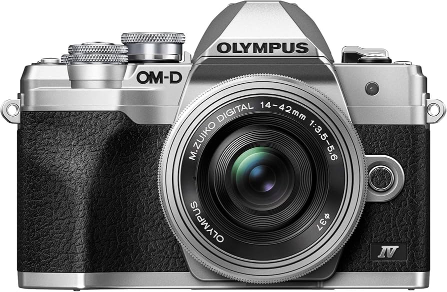 Amazon.com : OM SYSTEM Olympus E-M10 Mark IV Silver Micro Four