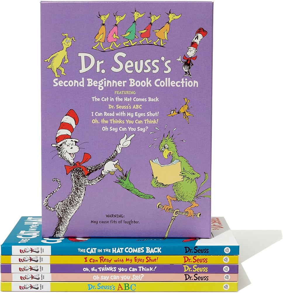 Dr. Seuss's Second Beginner Book Boxed Set Collection: The Cat in