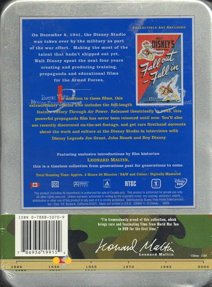 Amazon.com: Walt Disney Treasures - On the Front Lines : Florence