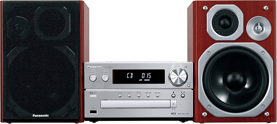 Amazon.co.jp: Panasonic CDステレオシステム シルバー SC-PMX5-S