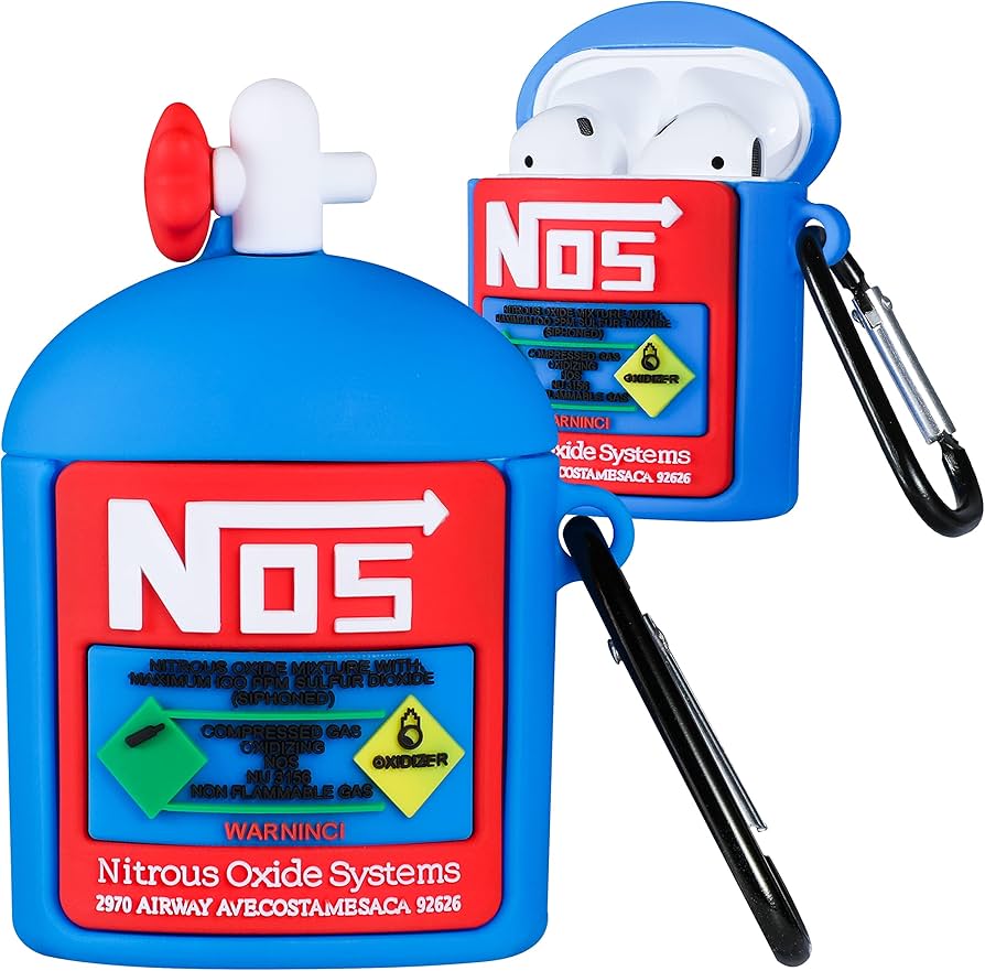 Amazon | Besoar Airpods用 第1世代/第2世代ケース 3D 窒素ボトル
