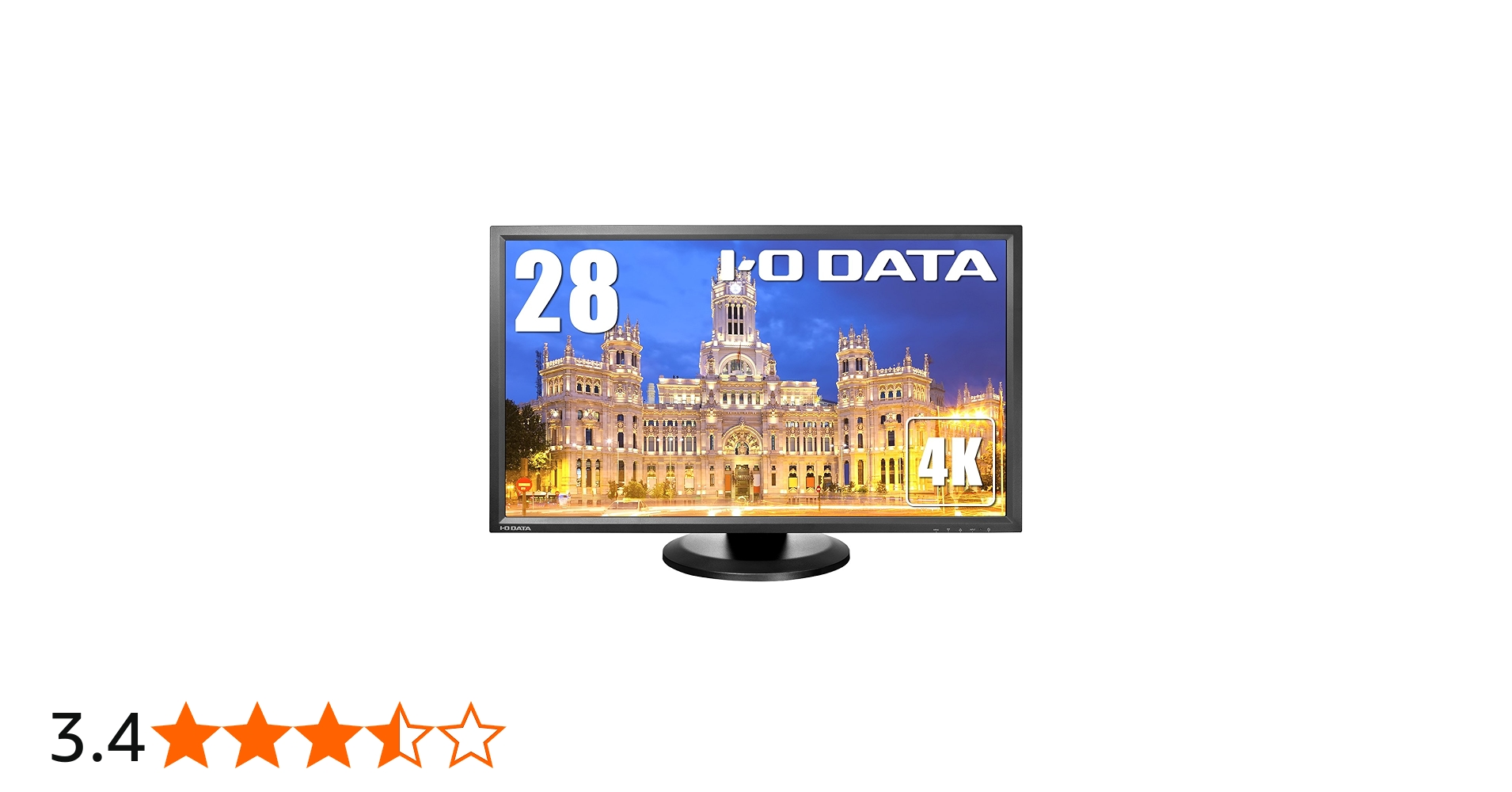 Amazon.co.jp: I-O DATA モニター ディスプレイ 28型 LCD-M4K282XB (4K