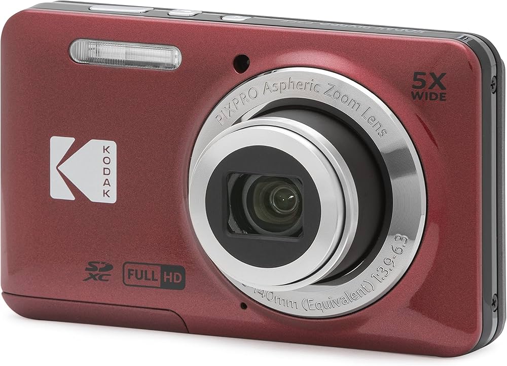 Amazon | KODAK (コダック) PIXPRO 使いやすい ズーム FZ55-RD 16MP