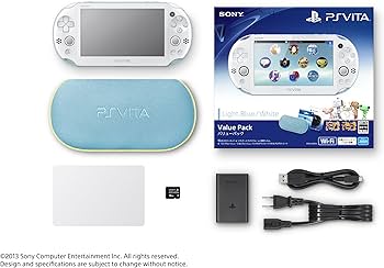 Amazon.co.jp: PlayStation Vita Value Pack ライトブルー/ホワイト